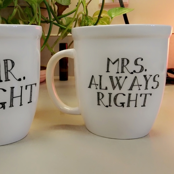 Other - Mr Right & Mrs Always Right